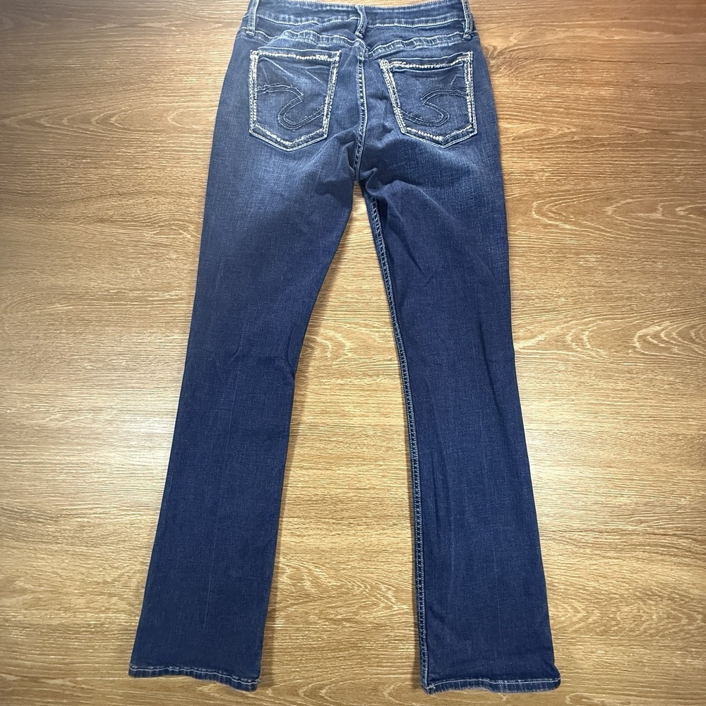 Silver Jeans Co Avery Slim Boot Women's 30x32 Jean Dark Wash Stretch Y2K Western - Picture 11 of 11